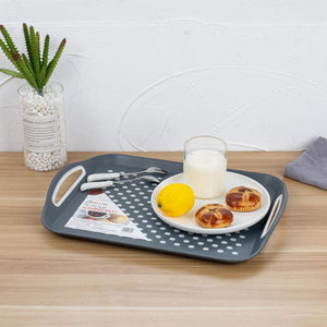 Set of 2 Non-Slip Trays