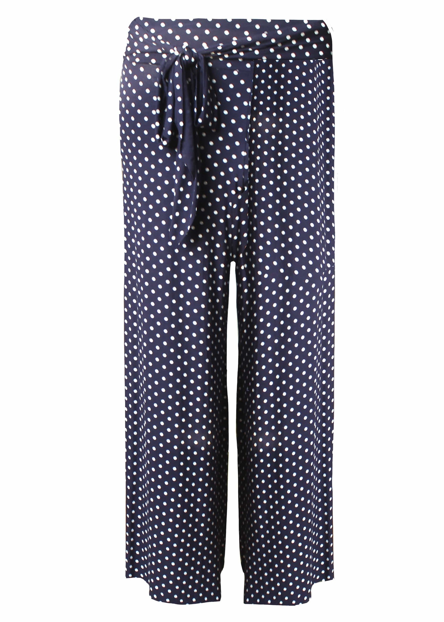 The Able Label Palazzo Spot Print Jersey Pull On Trouser