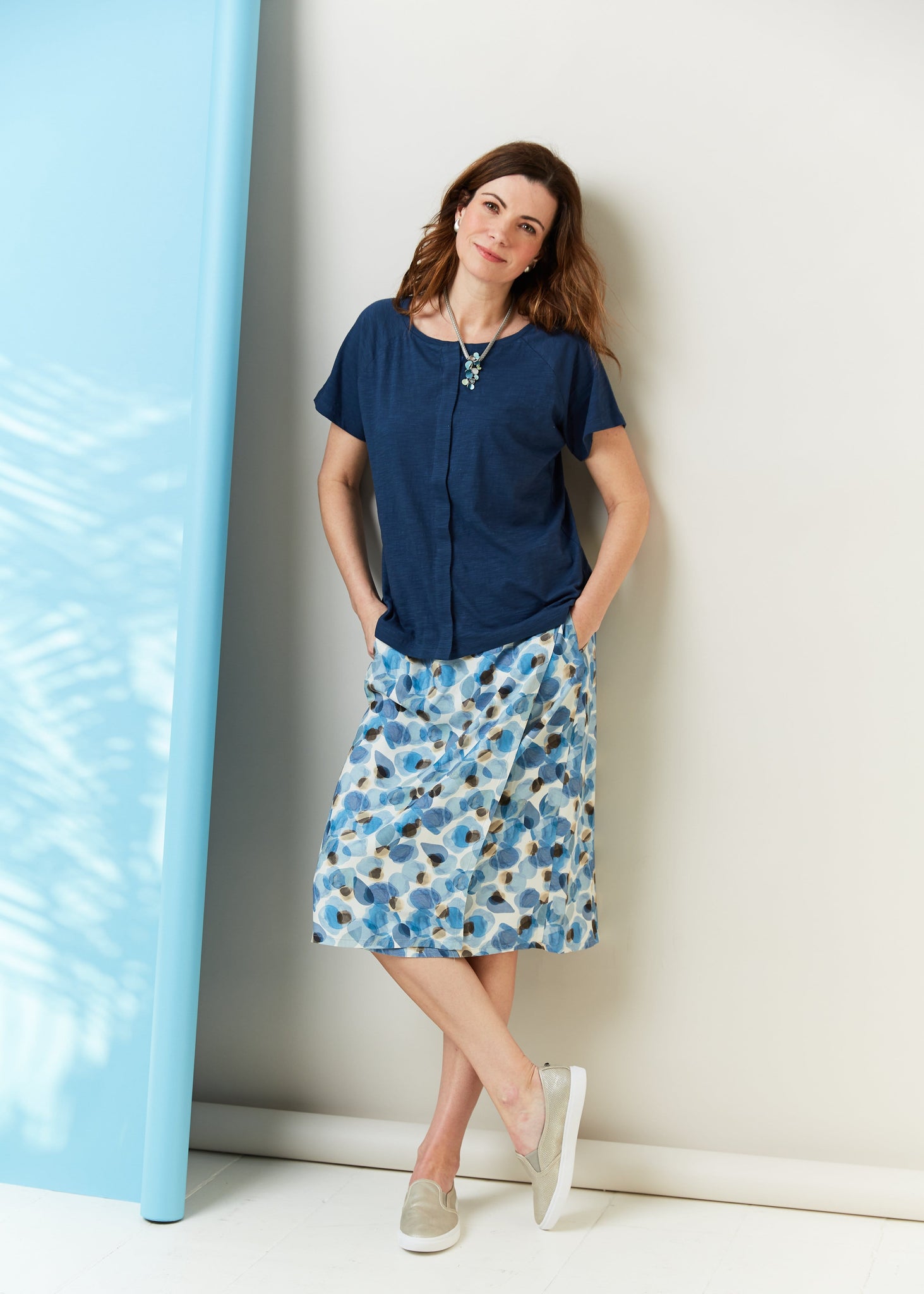 The Able Label Tabatha Pure Cotton Short Sleeve Velcro Tee